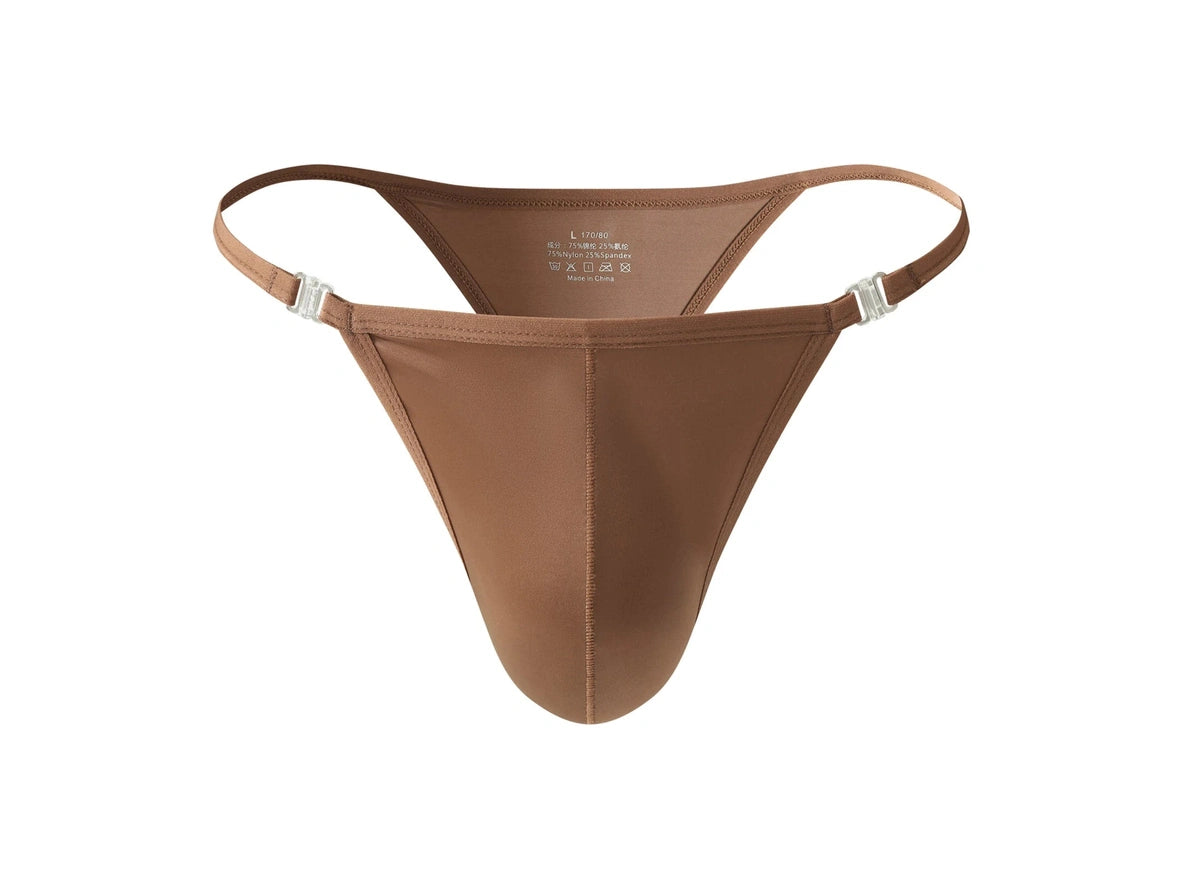 Satin Luxe — Detachable Buckle Gay Thong