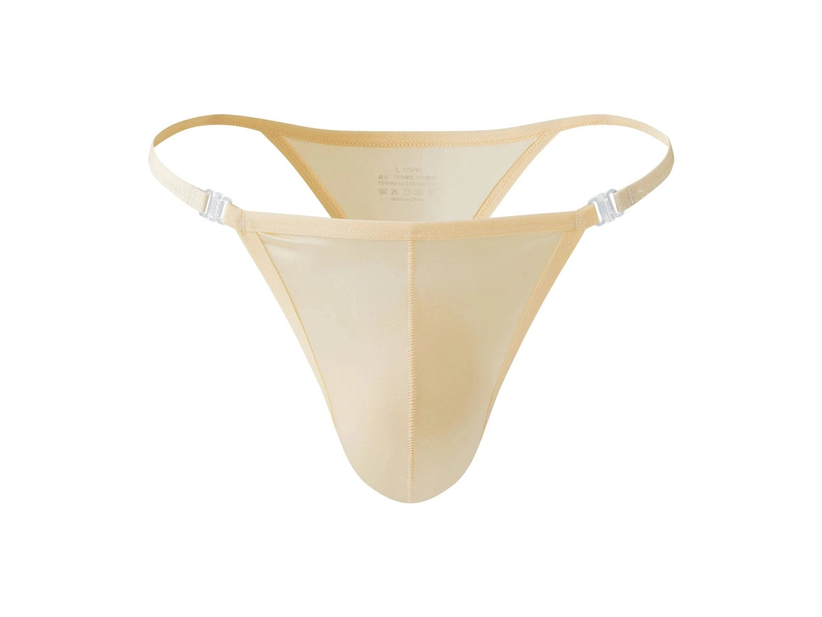 Satin Luxe — Detachable Buckle Gay Thong