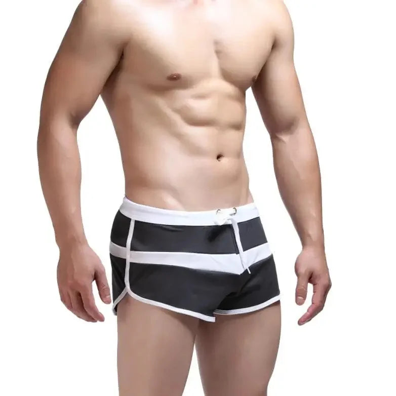 Hydro-Mesh — Retro Striped Gay Swim Trunks