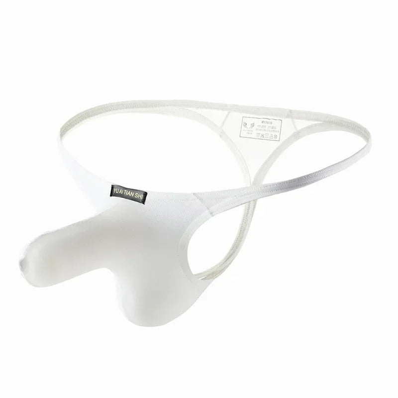 Titanium Flex — Low-Rise Contoured Bulge Pouch Gay Thongs