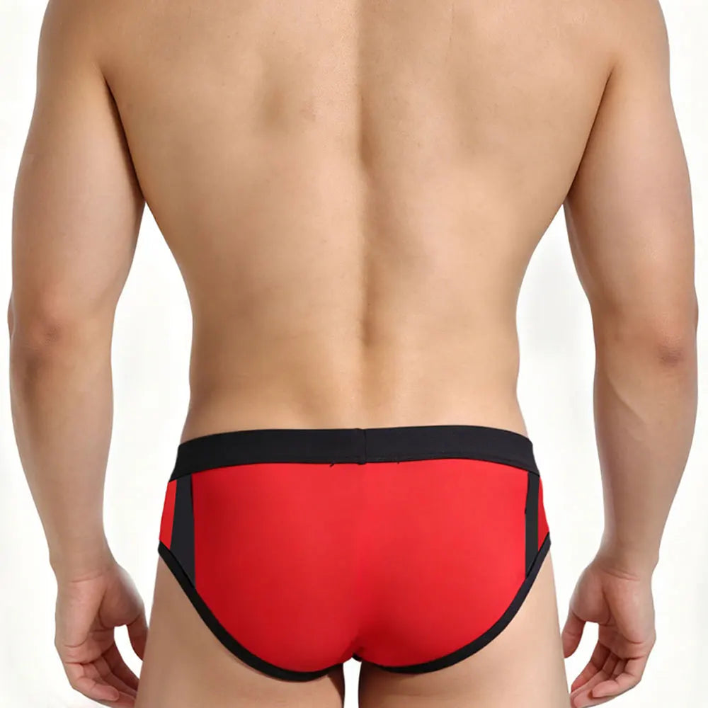 Pro-Stream — UXH Color-Block Panel Gay Swim Briefs