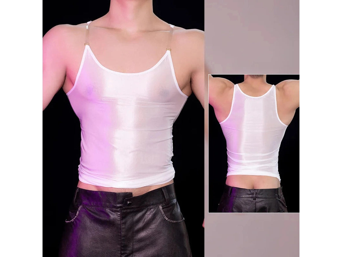 Shiny Stretch – Club Fit Gay Tank Top