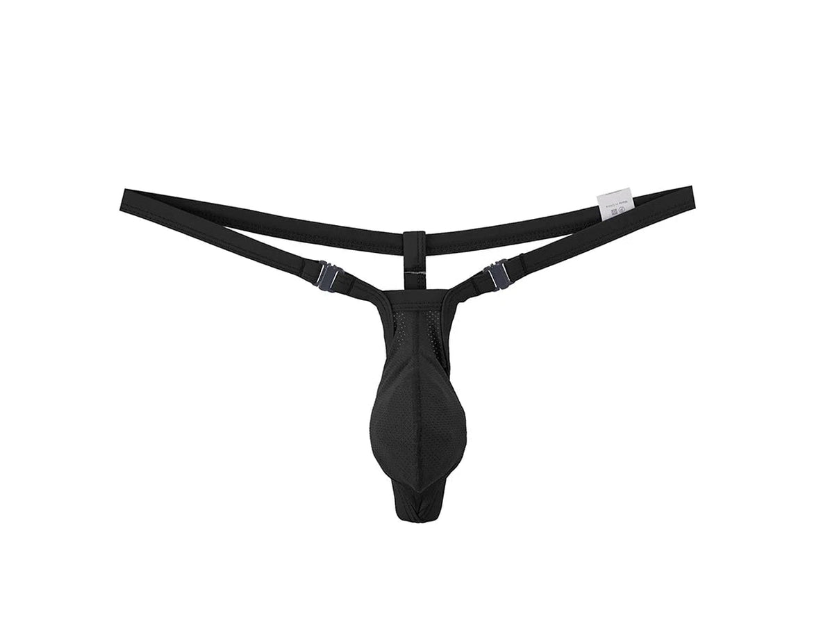 Split Strap – Under Moon Buckle Mesh Gay G-Strings