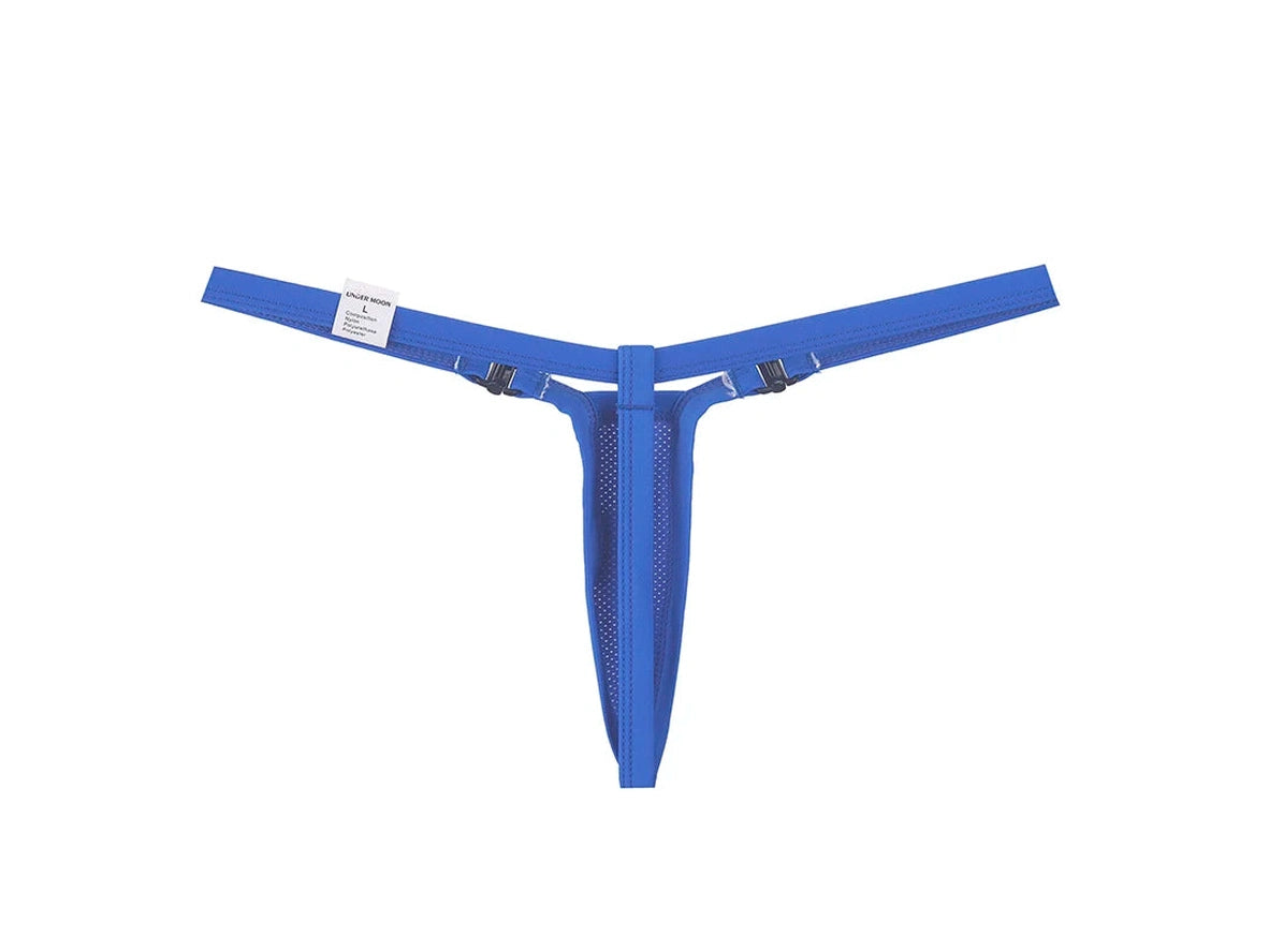 Split Strap – Under Moon Buckle Mesh Gay G-Strings