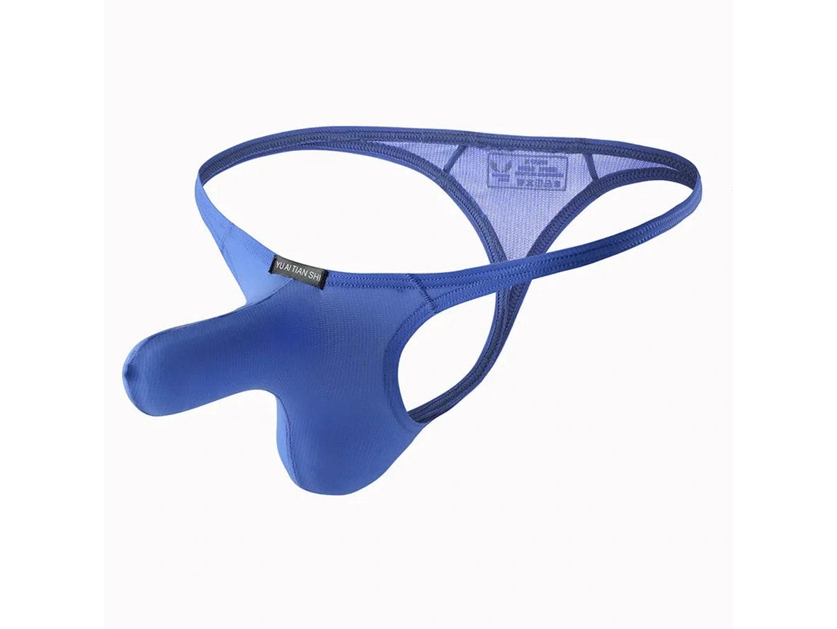 Titanium Flex — Low-Rise Contoured Bulge Pouch Gay Thongs