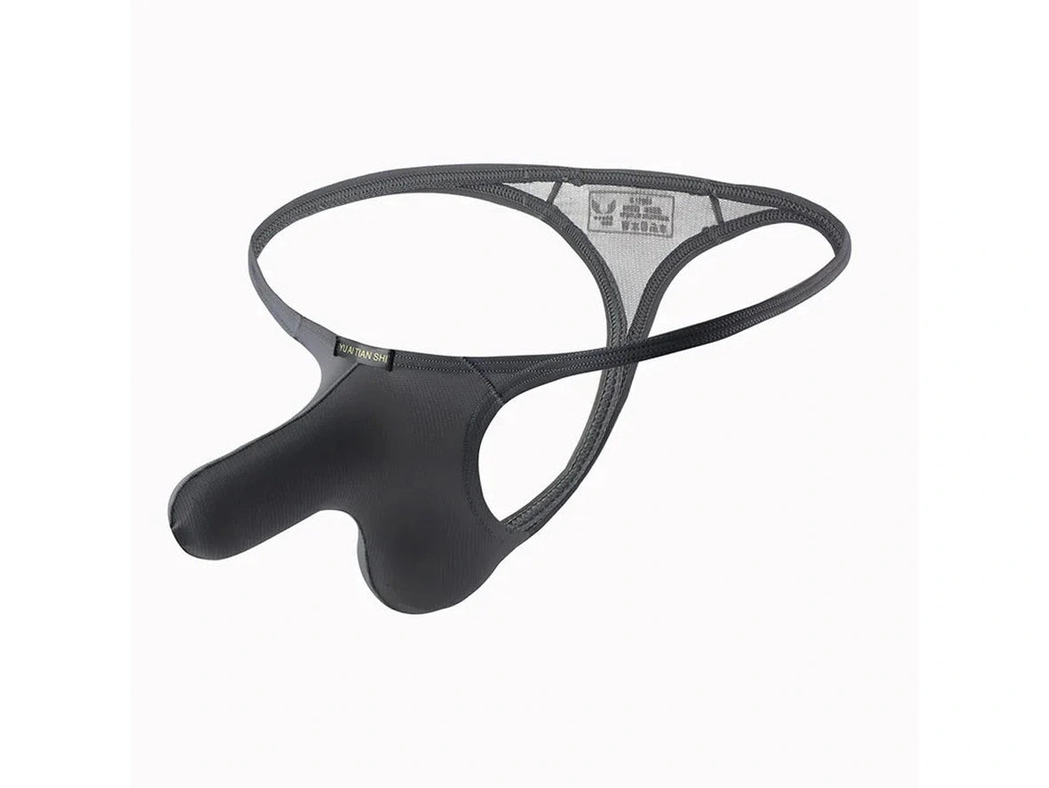 Titanium Flex — Low-Rise Contoured Bulge Pouch Gay Thongs