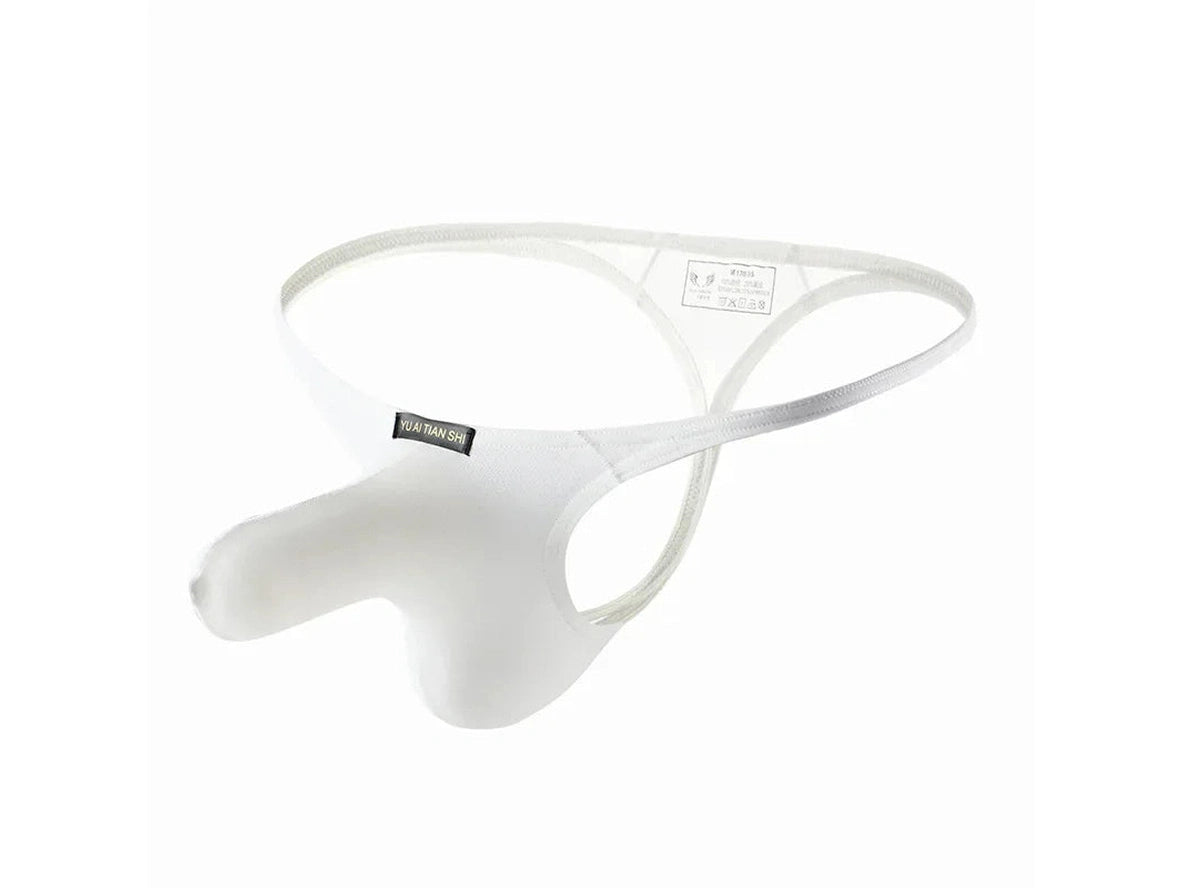 Titanium Flex — Low-Rise Contoured Bulge Pouch Gay Thongs