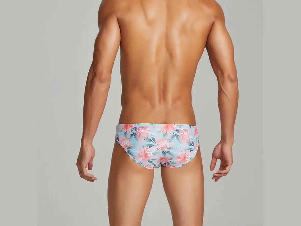 Tropical Splash – Low Rise Gay Swim Bikini