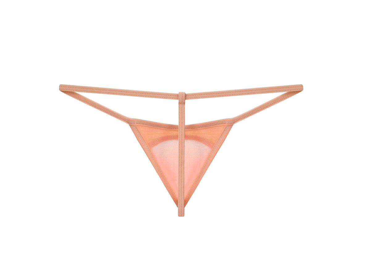 Vapor Mesh — Sheer Gauze Bulge Pouch Gay G-String