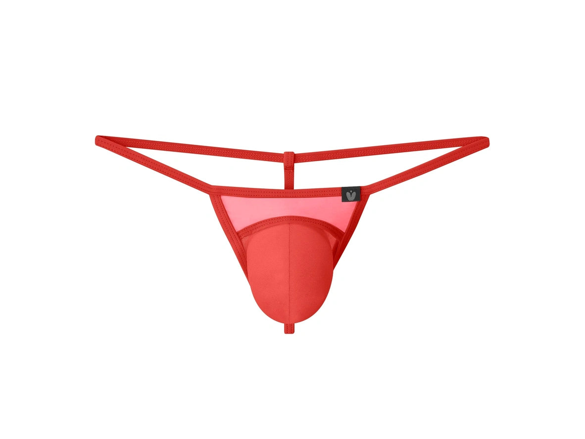 Vapor Mesh — Sheer Gauze Bulge Pouch Gay G-String