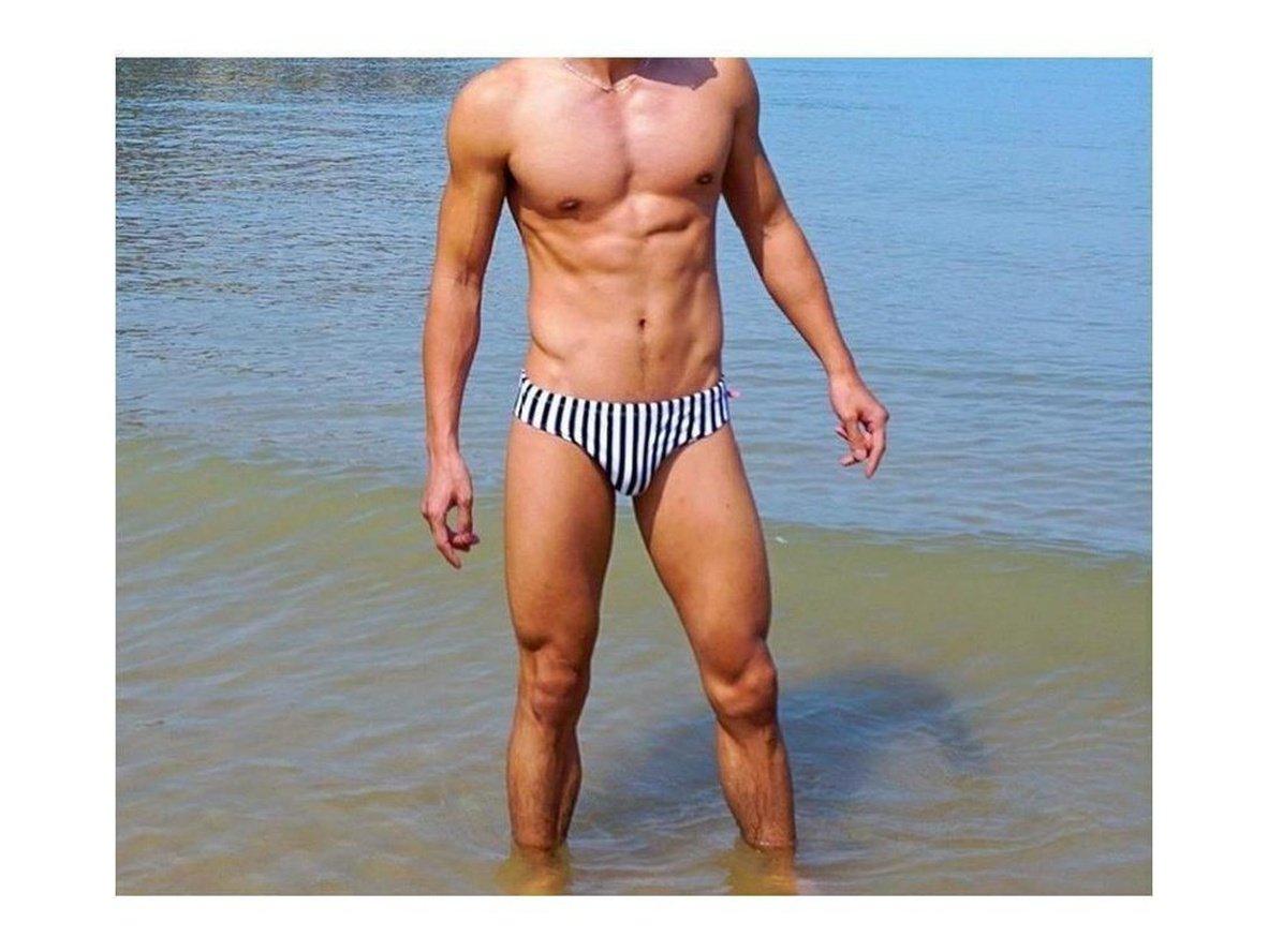 Classic Stripe – DESMIIT Gay Swim Briefs