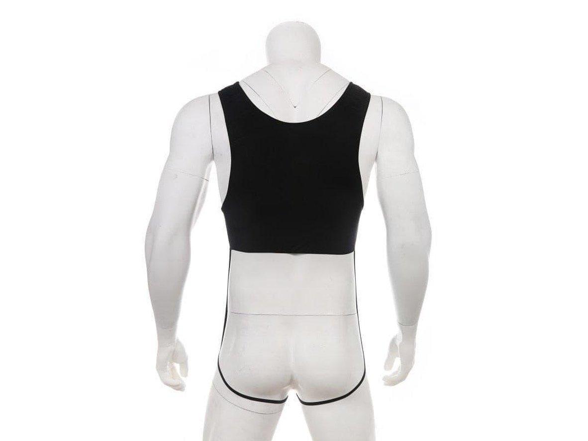 Deep Cut – Open Back Gay Bodysuit