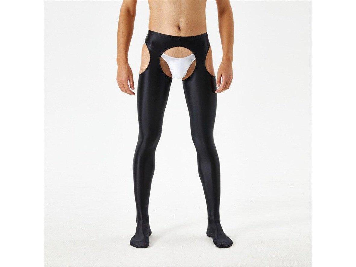 Gay Bodystockings | Glossy Open Crotch Lingerie