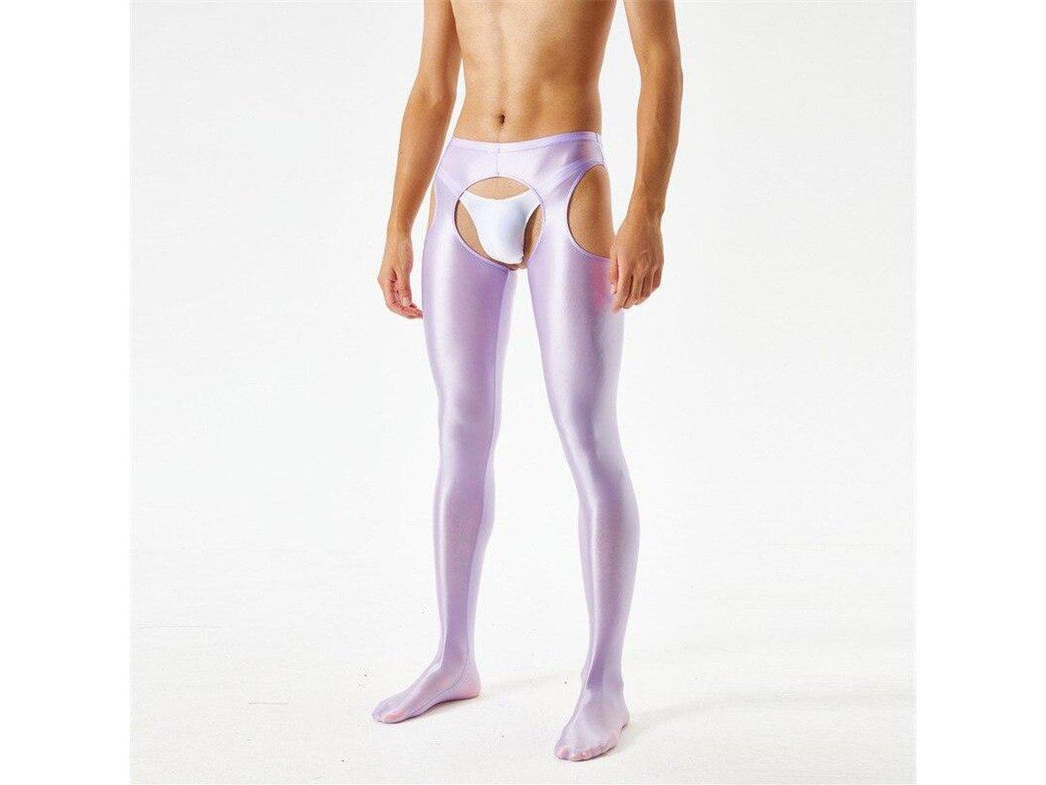 Gay Bodystockings | Glossy Open Crotch Lingerie