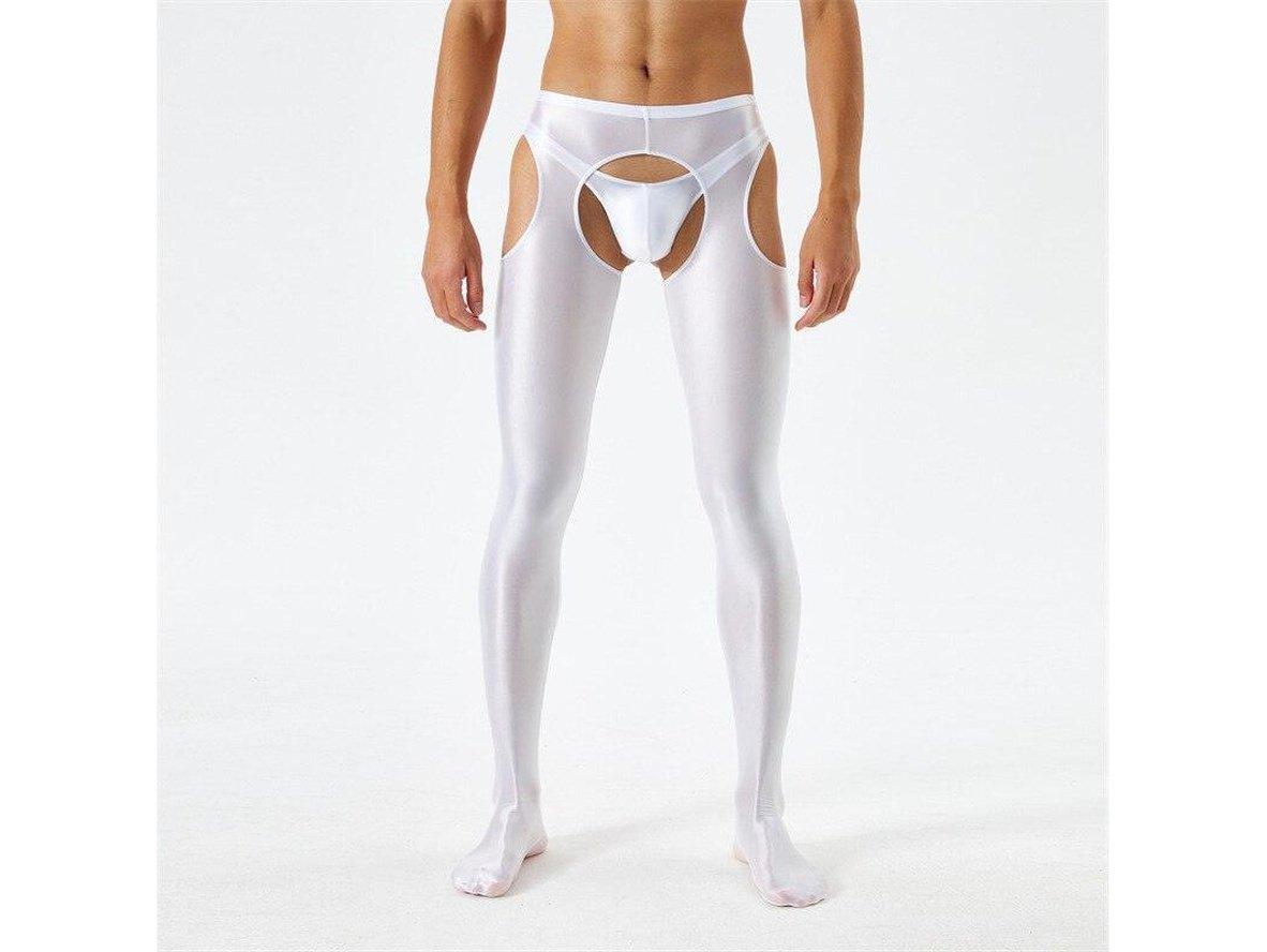 Gay Bodystockings | Glossy Open Crotch Lingerie