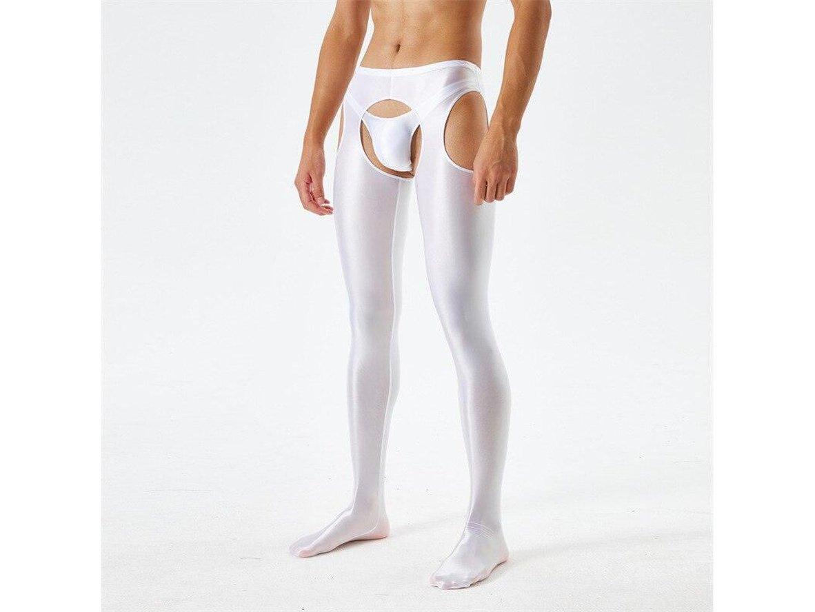 Gay Bodystockings | Glossy Open Crotch Lingerie