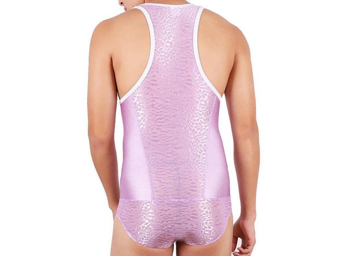 Gay Bodysuits | Sexy Lace Seamless Bodysuit