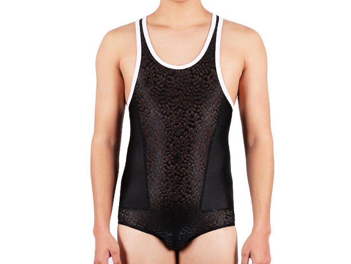 Gay Bodysuits | Sexy Lace Seamless Bodysuit