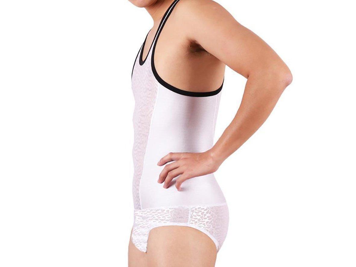 Gay Bodysuits | Sexy Lace Seamless Bodysuit