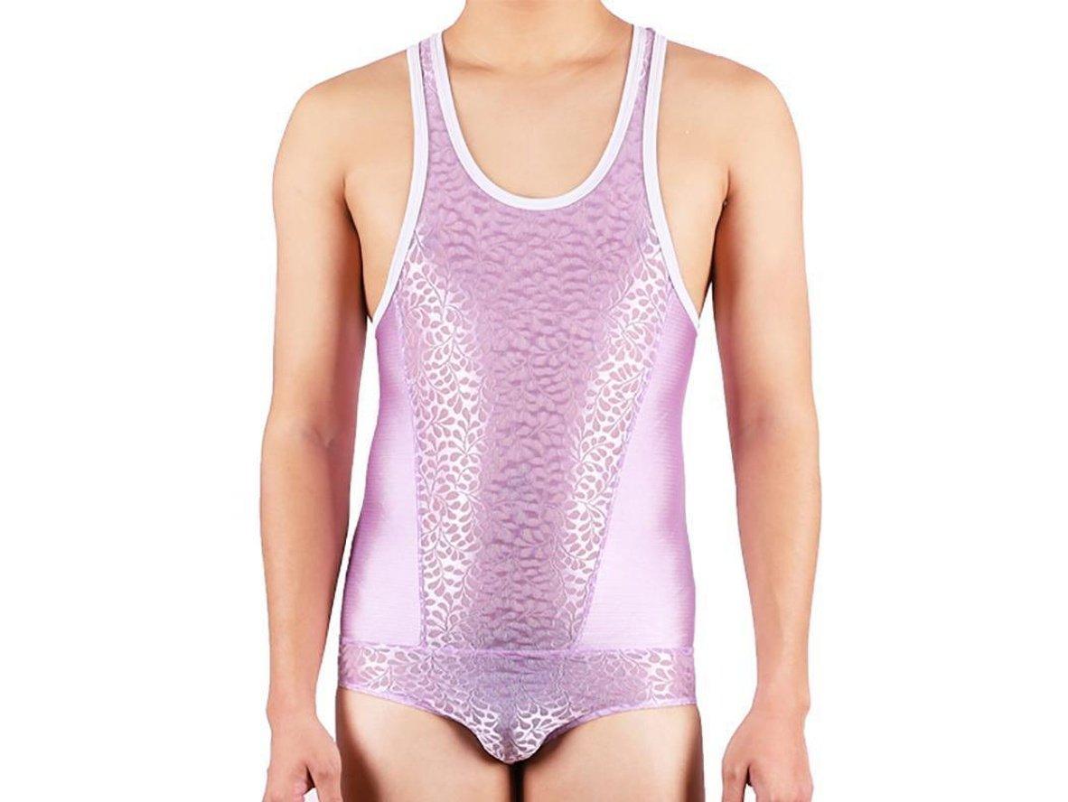 Gay Bodysuits | Sexy Lace Seamless Bodysuit