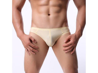 Gay Briefs | BRAVE PERSON Underwear Briefs - Apricot Tan / M Waist 27-30"