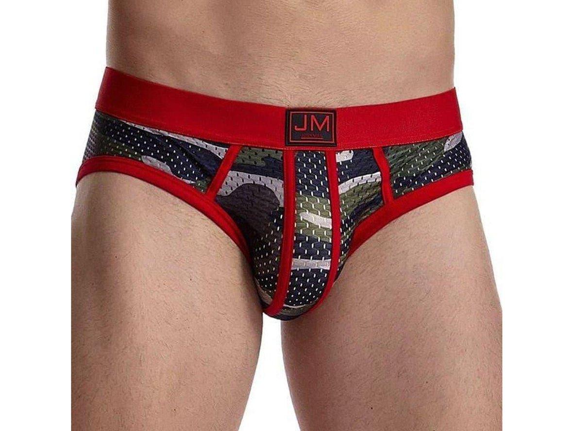 Gay Briefs | JOCKMAIL Underwear Camo Mesh Briefs