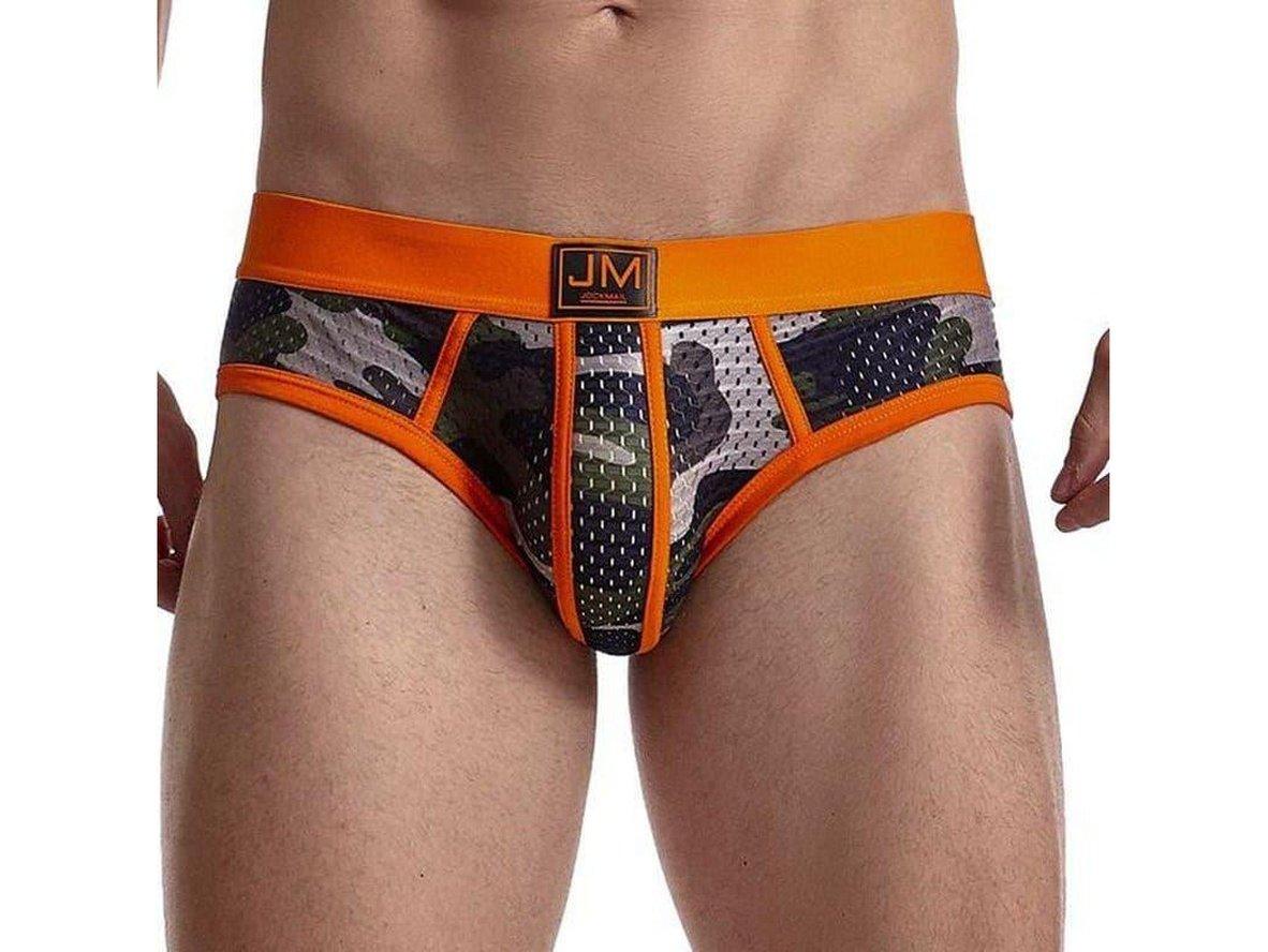 Gay Briefs | JOCKMAIL Underwear Camo Mesh Briefs