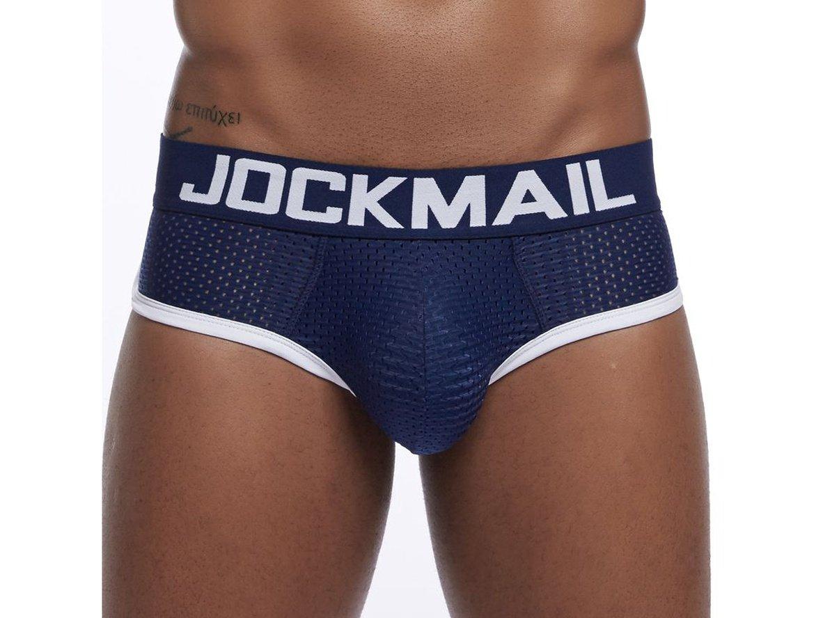 Gay Briefs | JOCKMAIL Underwear Mesh Padded Briefs