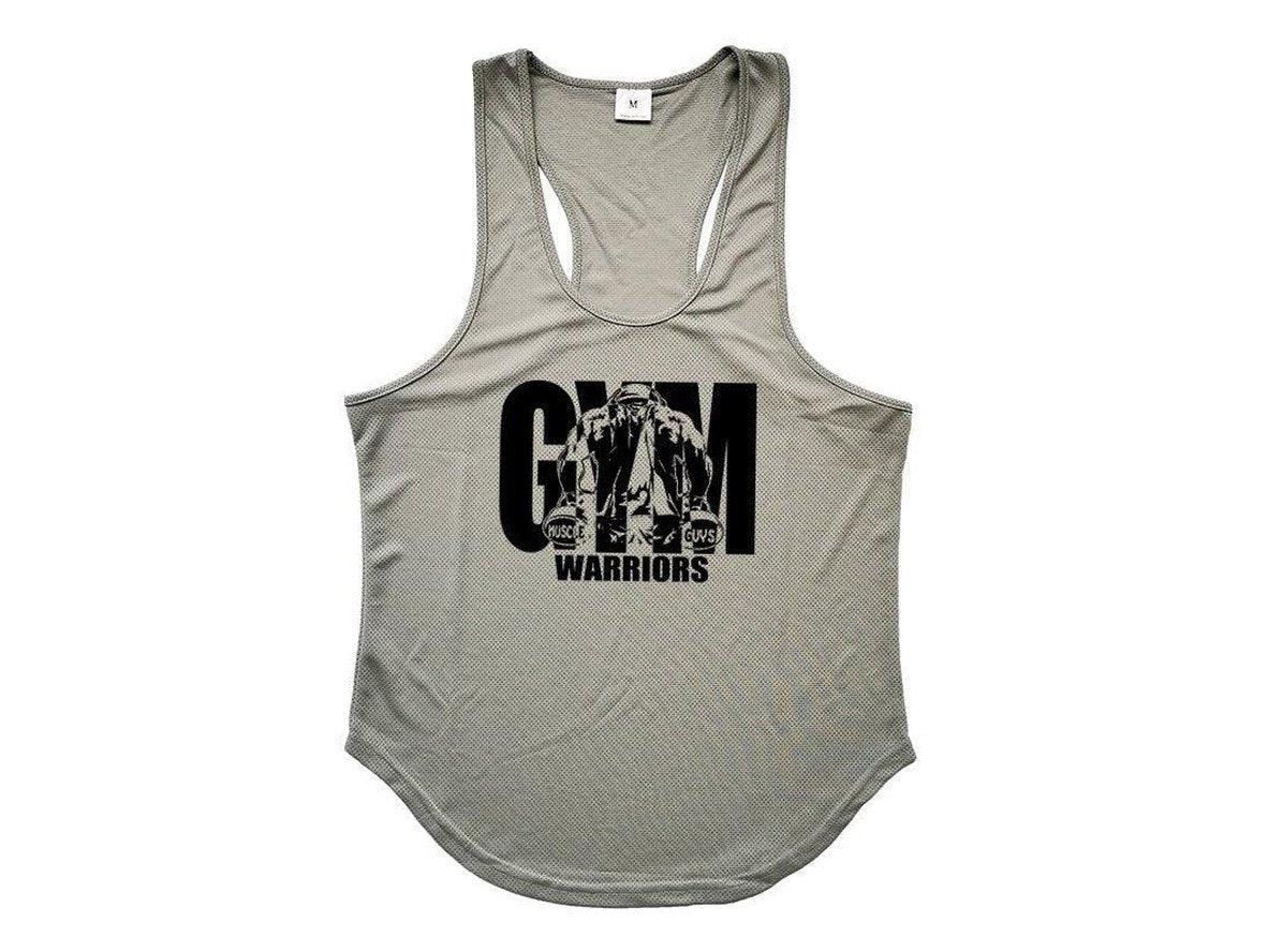 Gay Gym Tops | JUST GYM Activewear Mesh Stringer Tank Top