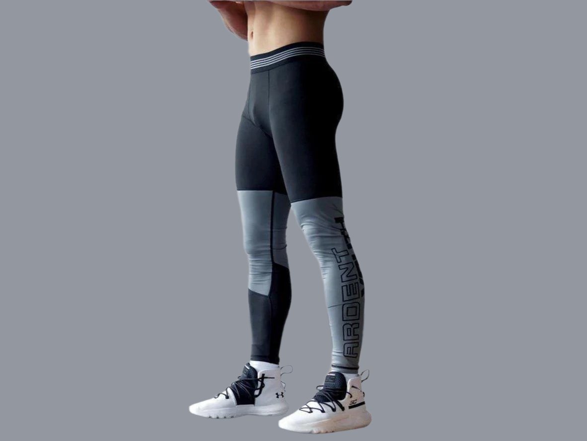 Gay Leggings | Gym Compression Contrast Tights