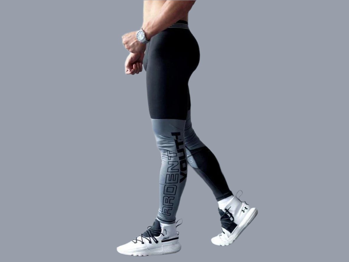 Gay Leggings | Gym Compression Contrast Tights