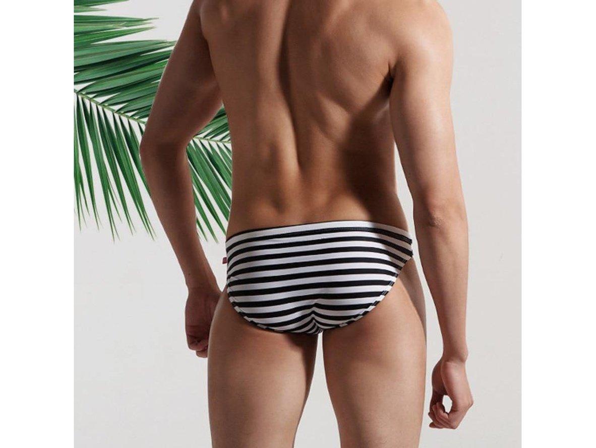 Classic Stripe – DESMIIT Gay Swim Briefs