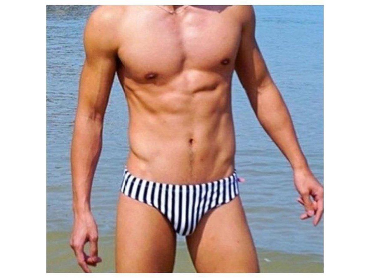 Classic Stripe – DESMIIT Gay Swim Briefs