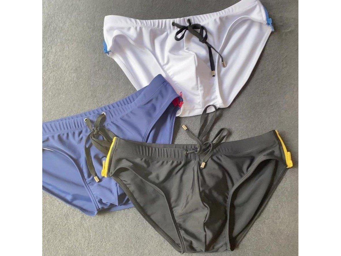 Gay Swim Briefs | Double Sides Zippers Swim Briefs