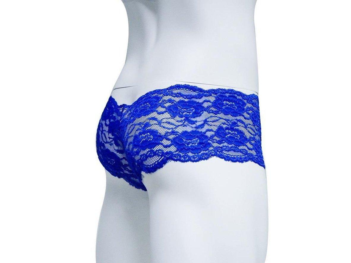 Lace Temptation – Sheer Floral Lingerie Gay Briefs