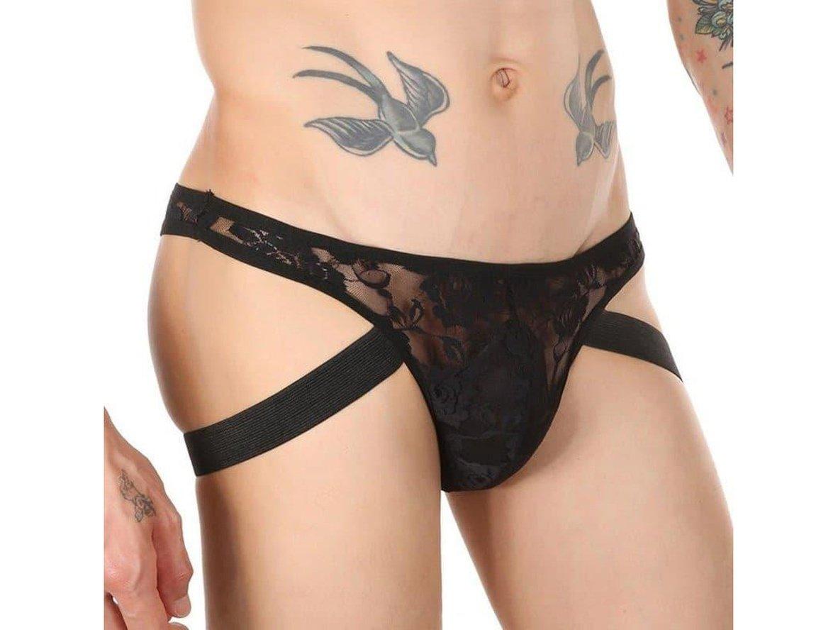 Secret Lace – Strapped Gay Lingerie Thong